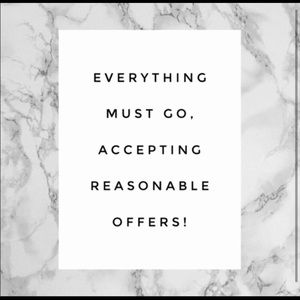 Make any reasonable offers now!!